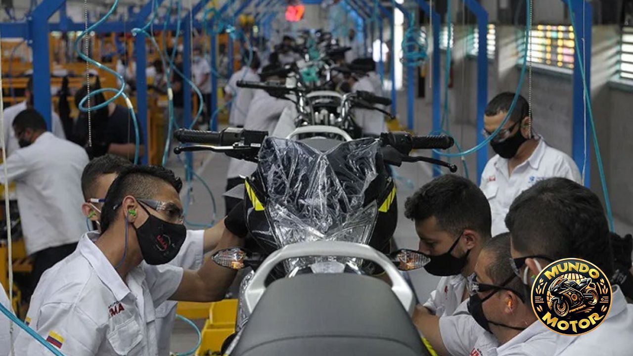 Planta de ensamblaje de motocicletas en Pereira