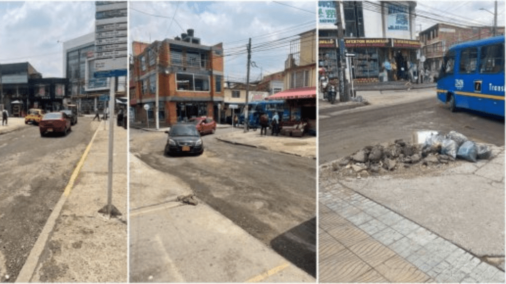 Deterioro de la malla vial Bogotá